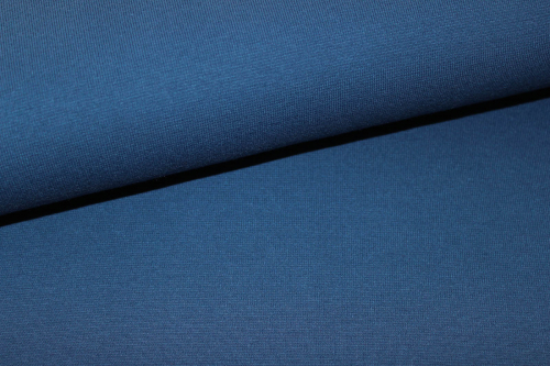 Bündchen Feinstrick jeansblau  (10 cm)
